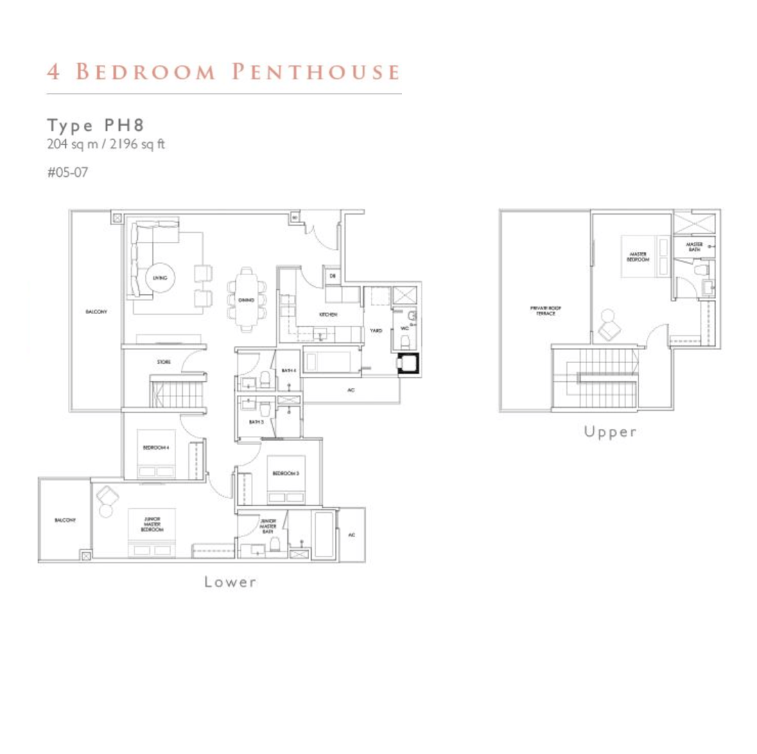 RobinResidencesFloorPlanPH82196sqftPenthouse4