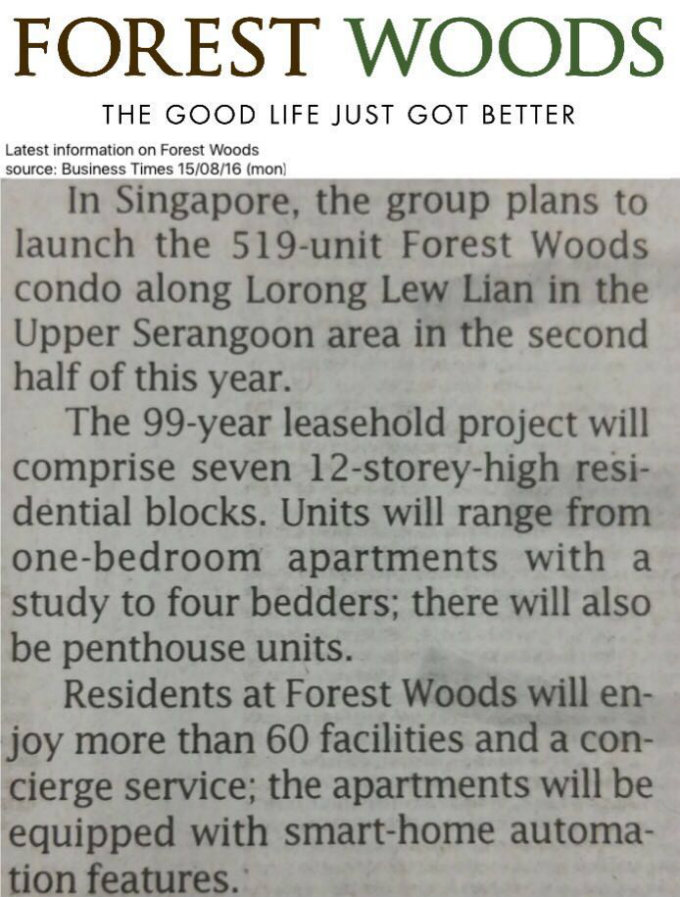 Forest Woods News Writeup BT 15.8.16