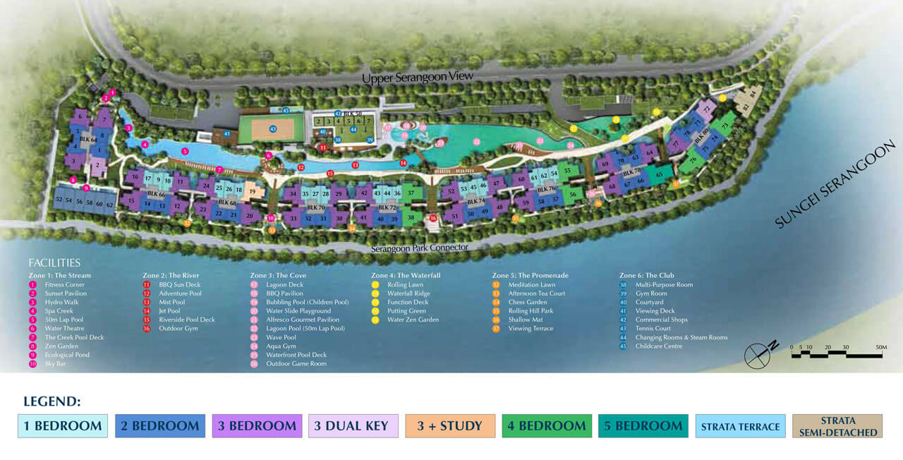 Kingsford Waterbay New Launch Condo Site Plan