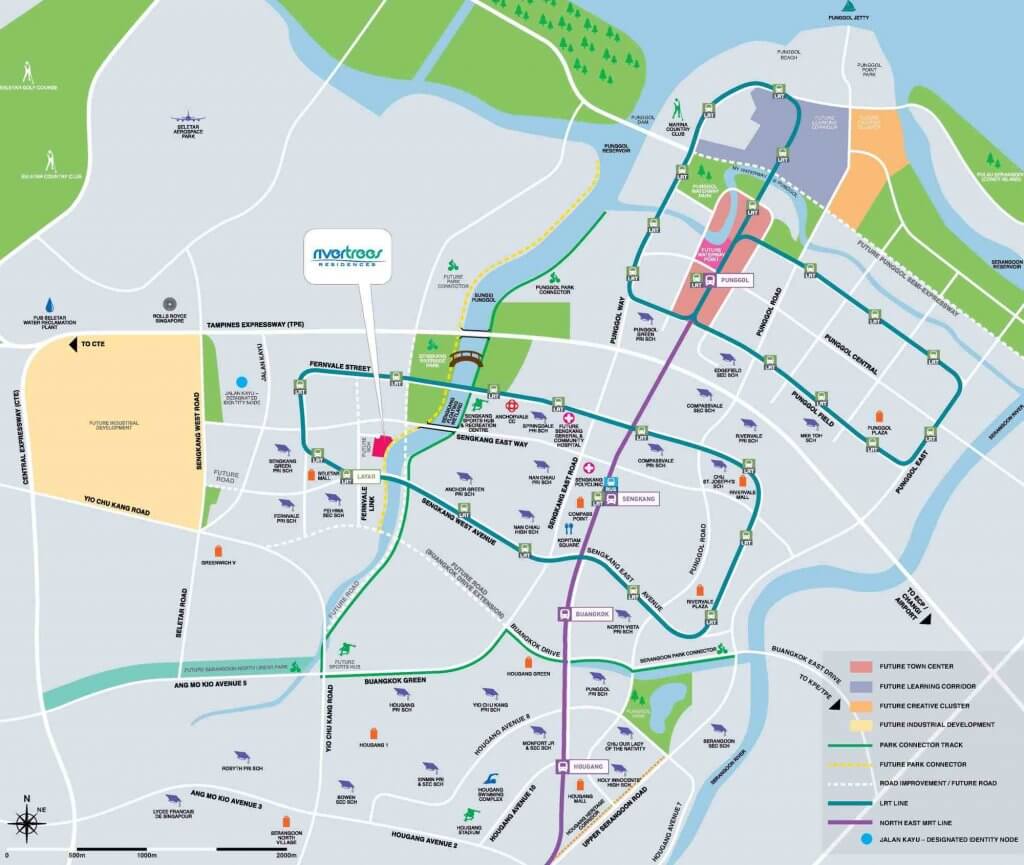 Rivertrees Residences New Condo Launch Location Map