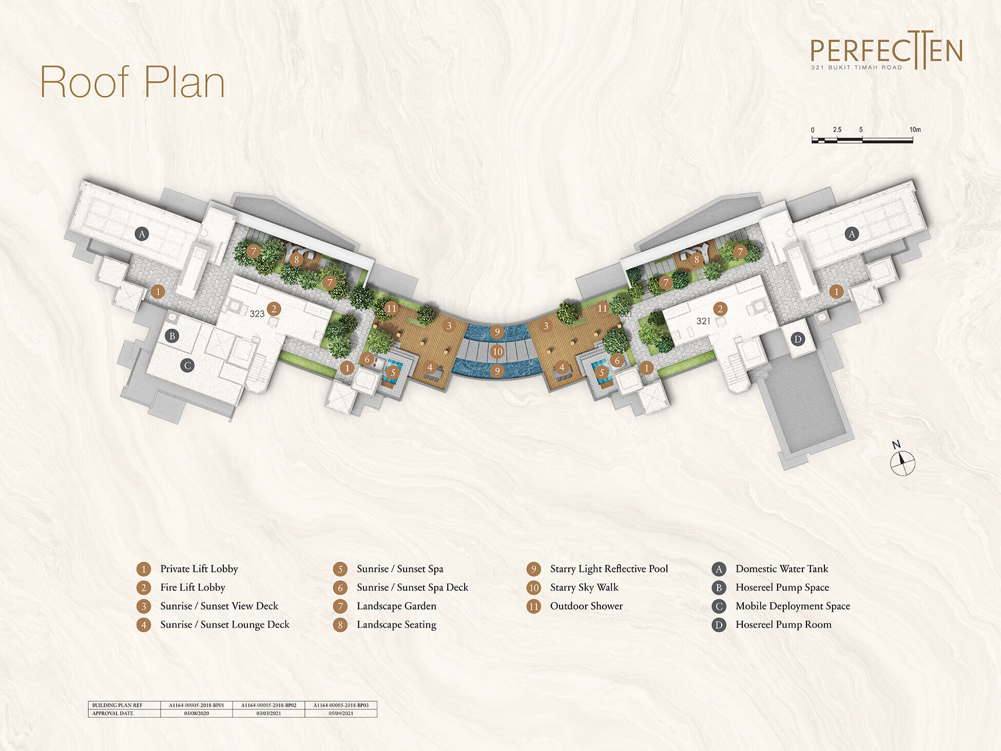 Perfect Ten New Condo Floor Plan Roof