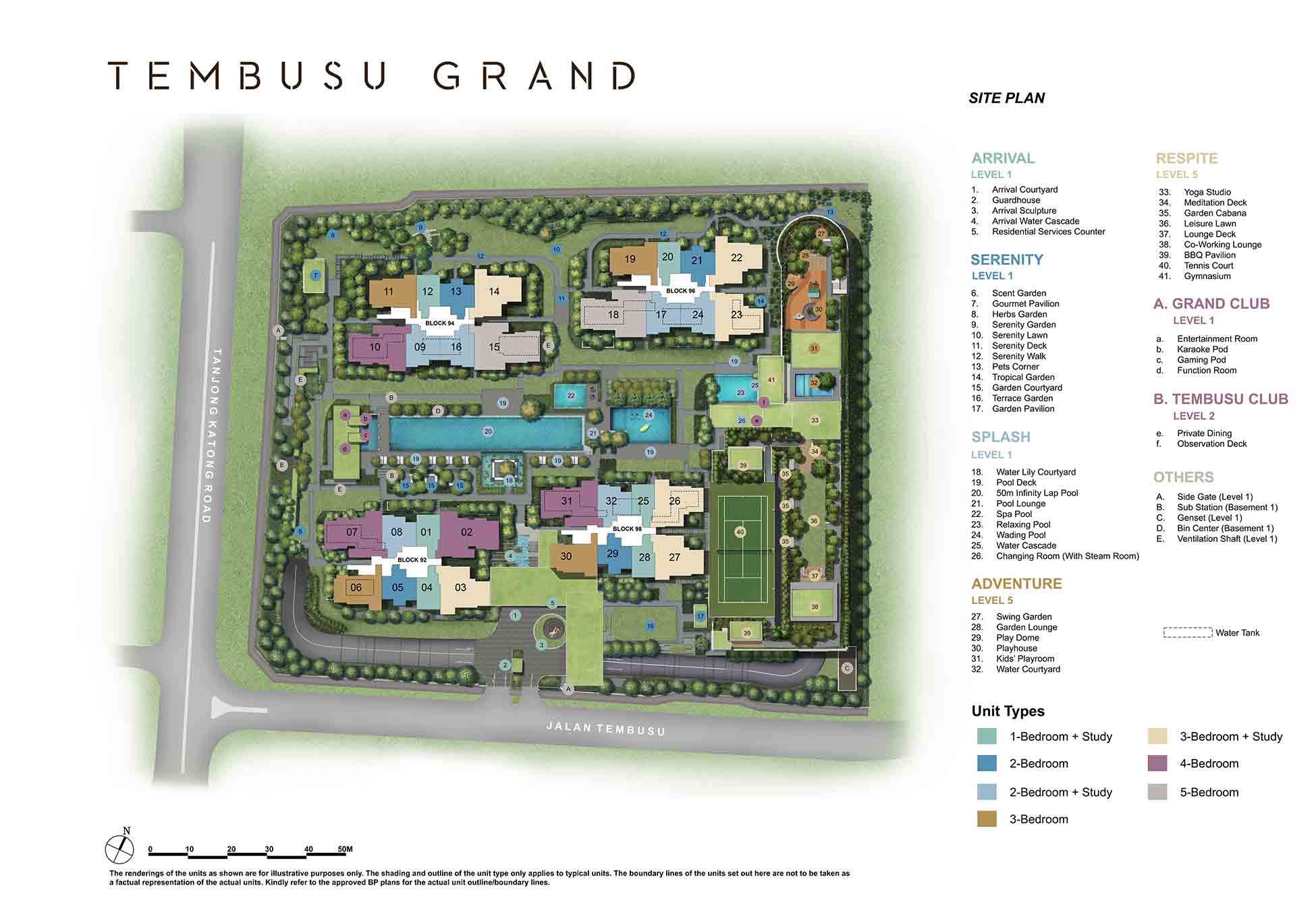 Tembusu Grand Singapore Condo Site Plan