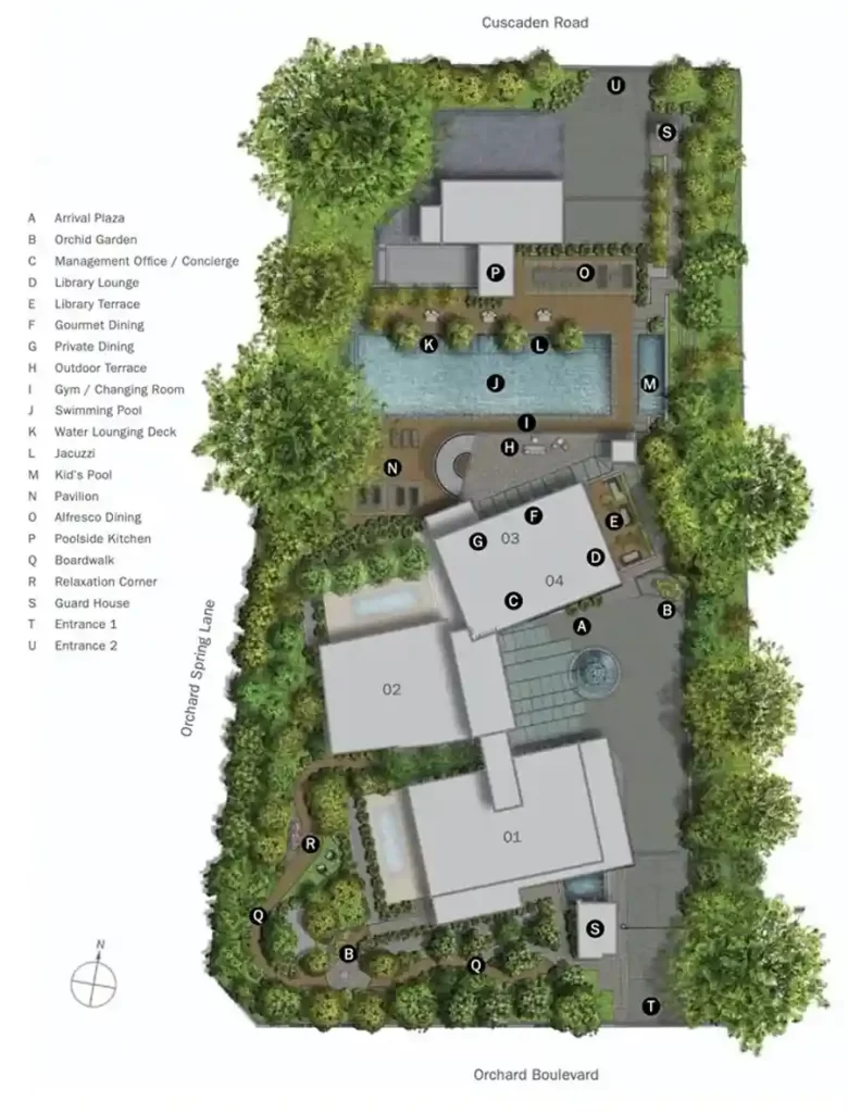 3 Orchard By The Park New Launch Condo Site Plan