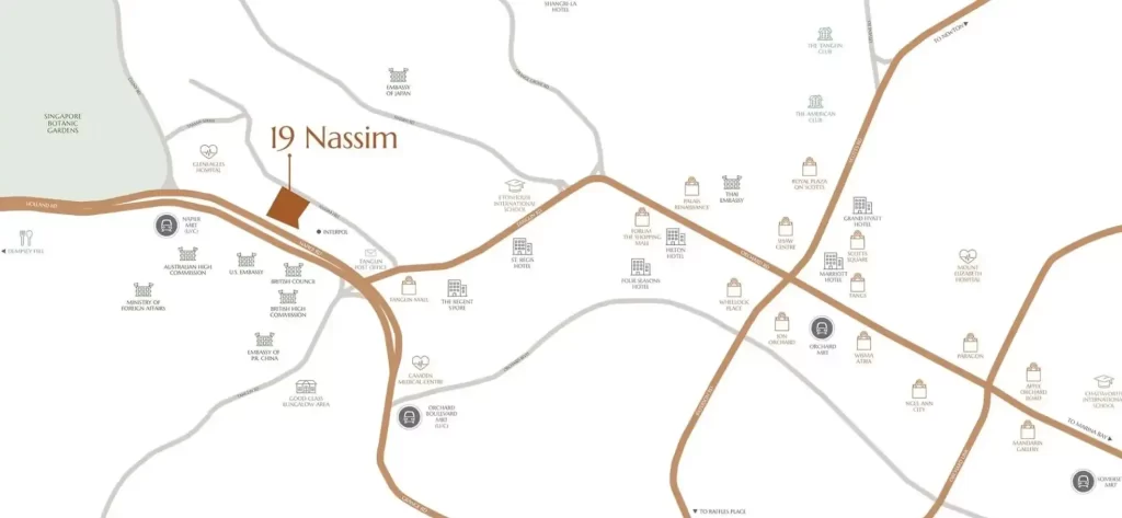 19 Nassim Condo Singapore Location