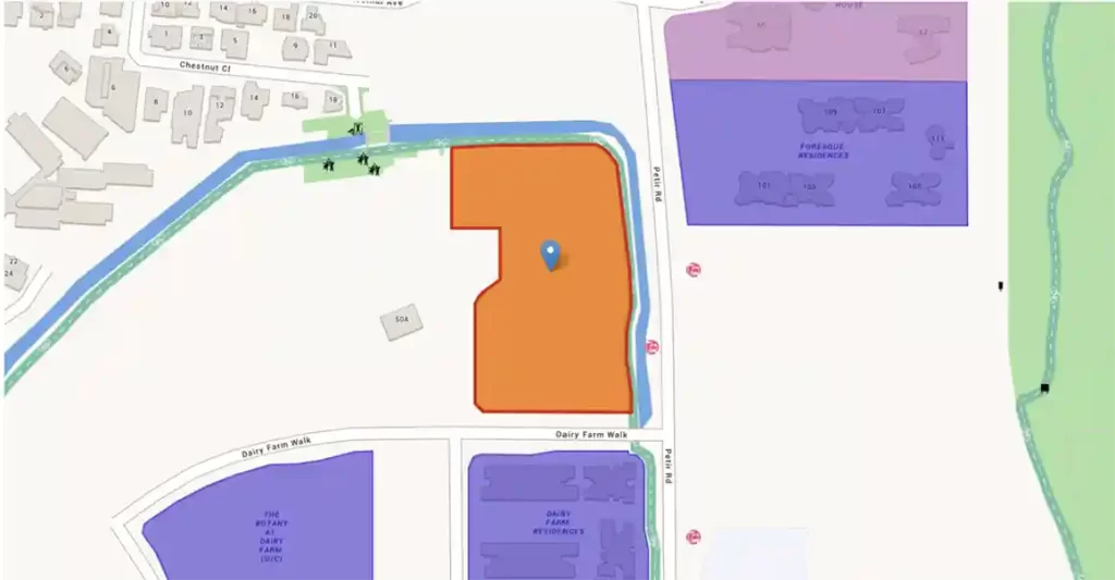 Narra Residences Dairy Farm Walk Condo Location