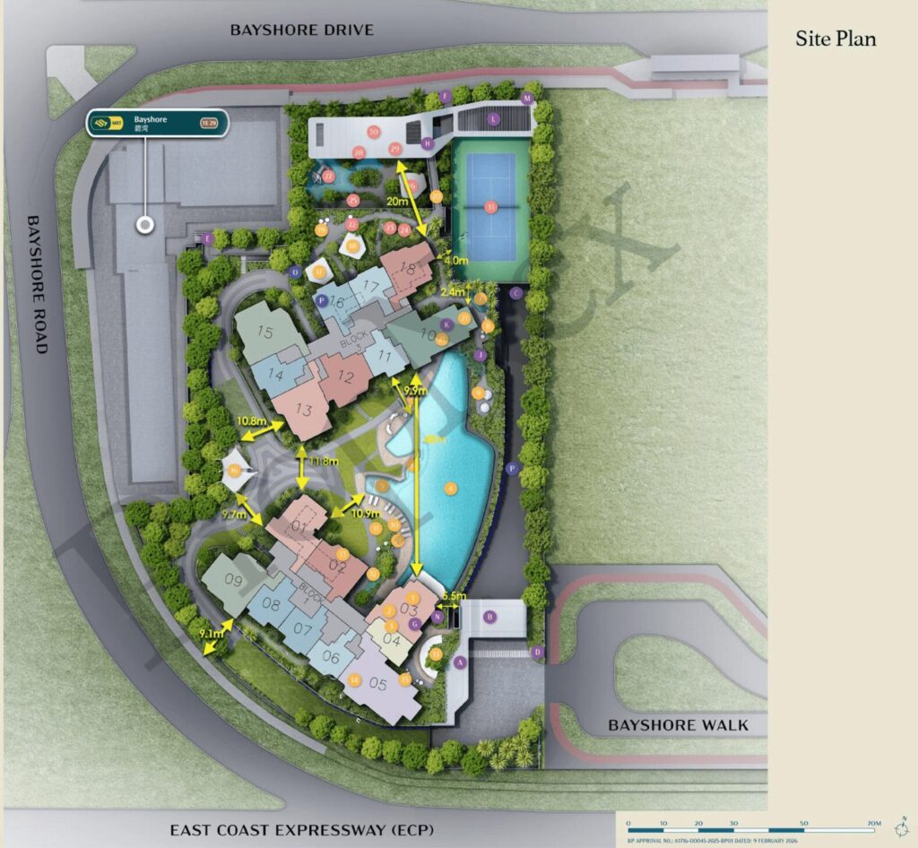 vela bay east coast condo site plan